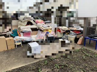 三鷹市　お庭の　不用品