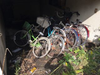 雑司ヶ谷　自転車回収前